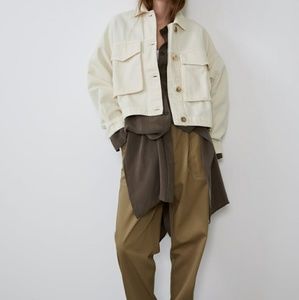 jeans jacket oversized zara